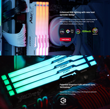 Load image into Gallery viewer, Kingston FURY Beast 16GB DDR5 RGB Desktop Memory, 6000MT/s Memory , White | KF560C30BWEA-16
