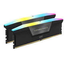 Load image into Gallery viewer, CORSAIR VENGEANCE® RGB 32GB (2x16GB) DDR5 DRAM 6400MT/s CL36 Memory Kit — White
