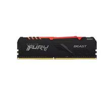 تحميل الصورة إلى عارض المعرض، Kingston Fury Beast 8GB 3600Mhz CL17 DDR4 RAM | KF436C17BBA/8
