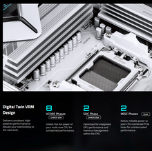 Load image into Gallery viewer, Gigabyte B850 Eagle ICE AMD AM5 Socket DDR5 Motherboard - White | B850-EAGLE-ICE
