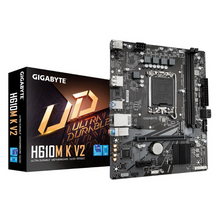 تحميل الصورة إلى عارض المعرض، GIGABYTE H610M K V2 DDR5 LGA1700 Micro-ATX Motherboard - Black | H610M-K-V2
