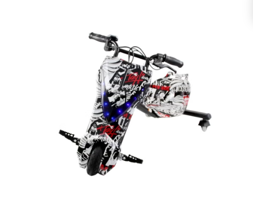 Childrens 3 Wheel 360 Degree Rotation Electric Drifting Scooter 36V  with Led Light