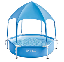 Load image into Gallery viewer, Intex Canopy Metal Frame Pool 183x38cm. Ages 3+
