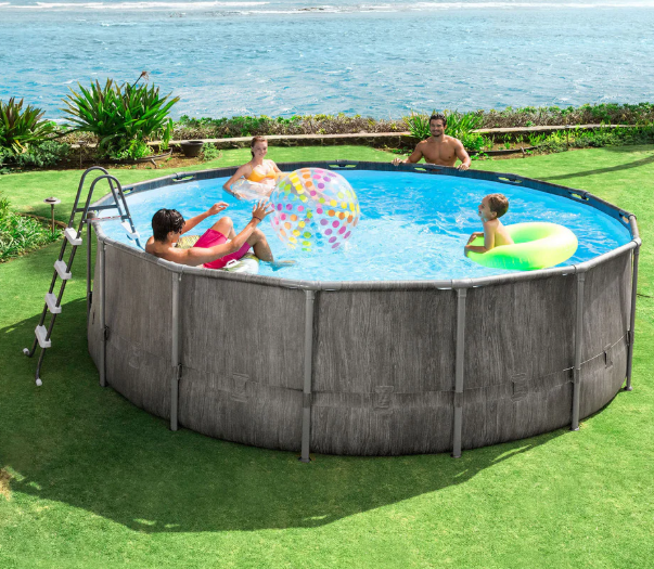 Intex Greywood Prism Frame Premium Swimming Pool Set