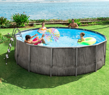 Load image into Gallery viewer, Intex Greywood Prism Frame Premium Swimming Pool Set

