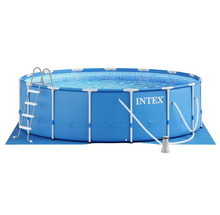Load image into Gallery viewer, INTEX Round Metal Frame Above Ground Pool
