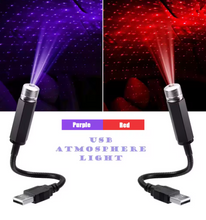 Load image into Gallery viewer, LED Romantic Car Starry Sky Lamp  Roof Laser Light 5V USB Powered Galaxy Star Projector for Room Ceiling Decor
