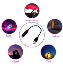 Load image into Gallery viewer, LED Romantic Car Starry Sky Lamp  Roof Laser Light 5V USB Powered Galaxy Star Projector for Room Ceiling Decor
