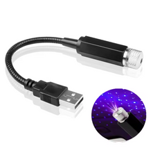Load image into Gallery viewer, LED Romantic Car Starry Sky Lamp  Roof Laser Light 5V USB Powered Galaxy Star Projector for Room Ceiling Decor
