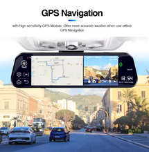 Load image into Gallery viewer, E-ACE D13 4G Car DVR 10 Inch Mirror Dash Cam Android 8.1 GPS Navigation Car Camera
