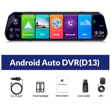 Load image into Gallery viewer, E-ACE D13 4G Car DVR 10 Inch Mirror Dash Cam Android 8.1 GPS Navigation Car Camera
