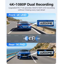 Load image into Gallery viewer, AZDOME PG17 4K Rearview Mirror Camera 12-inch Touch Screen Rearview Mirror Car DVR Night Vision
