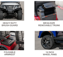 تحميل الصورة إلى عارض المعرض، MTM Breeze Luxury - Lifted Electric Golf Cart 04 ,06 seater
