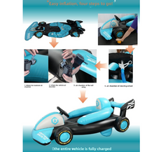 Load image into Gallery viewer, Inflatable Electric Floating Racing Raft with Propeller - Pool Water Entertainment Backrest Lounge Chair Float
