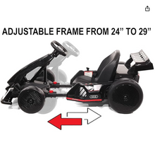 Load image into Gallery viewer, Audi Ride On Kids Electric Drifting Go Cart Age 6-12
