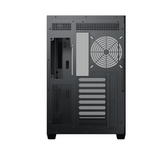 تحميل الصورة إلى عارض المعرض، Xigmatek Aqua V Air (H23A) Tempered Glass ATX Case - Black | EN48760
