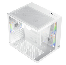 تحميل الصورة إلى عارض المعرض، Xigmatek Aqua M Lite Tempered Glass M-ATX Case - White
