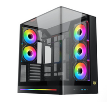 Load image into Gallery viewer, Xigmatek Pano II Tempered Glass E-ATX Case - Black
