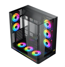Load image into Gallery viewer, Xigmatek Pano II Tempered Glass E-ATX Case - Black

