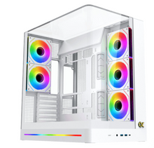 Load image into Gallery viewer, Xigmatek Pano II Tempered Glass E-ATX Case - Black
