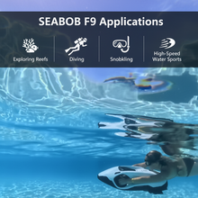 Load image into Gallery viewer, SEABOB F9 Carex Yellow-High-Performance Underwater Water E-Scooter
