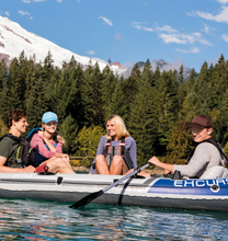 Load image into Gallery viewer, Intex Excursion Inflatable Boat Set 4 &amp; 5-Person For Fishing &amp; Adventure
