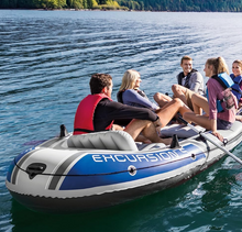 Load image into Gallery viewer, Intex Excursion Inflatable Boat Set 4 &amp; 5-Person For Fishing &amp; Adventure
