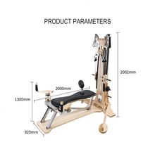 Load image into Gallery viewer, Reformer for Beginner Yoga Aid Equipment Ergonomic Design-Professional Pulley Tower for Home Use, Pilates
