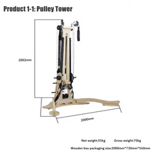 Load image into Gallery viewer, Reformer for Beginner Yoga Aid Equipment Ergonomic Design-Professional Pulley Tower for Home Use, Pilates
