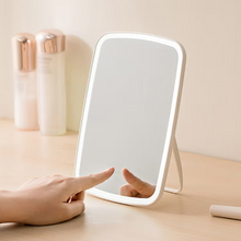 Load image into Gallery viewer, Youpin Jordan Judy LED Makeup Mirror with Light Touch Switch Control Three Color Temperatures Portable Makeup
