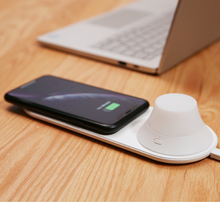 Load image into Gallery viewer, Yeelight Wireless Charging Nightlight Magnetic Base With 11-24 Hour Bed Room Light warm &amp; white
