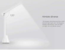 تحميل الصورة إلى عارض المعرض، Yeelight Portable USb Rechargeable Table Lamp Small Folding Desk Light-3 Brightness 40 Hours Lasting Time -white
