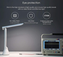 تحميل الصورة إلى عارض المعرض، Yeelight Portable USb Rechargeable Table Lamp Small Folding Desk Light-3 Brightness 40 Hours Lasting Time -white
