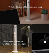تحميل الصورة إلى عارض المعرض، Yeelight Rechargeable Atmosphere Lamp, Portable, Dimmable-LED Desk Lamp For Reading, Studying, Relaxing
