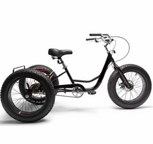 تحميل الصورة إلى عارض المعرض، Fat Tire 20&quot; Tricycle with Basket Perfect for Business or Leisure
