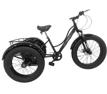 تحميل الصورة إلى عارض المعرض، Fat Tire 20&quot; Tricycle with Basket Perfect for Business or Leisure
