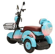 تحميل الصورة إلى عارض المعرض، Mobility Electric Scooter with Basket &amp; Kids Seat Perfect for Leisure
