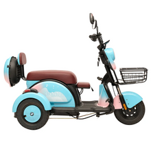 تحميل الصورة إلى عارض المعرض، Mobility Electric Scooter with Basket &amp; Kids Seat Perfect for Leisure
