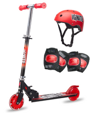 Load image into Gallery viewer, MONDO IGNITE FLOW Childrens Kick Scooter 2Wheel Combo Pack
