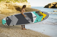 Load image into Gallery viewer, Hydro-Force™ Aqua Wander™ TravelTech™ Convertible Inflatable Stand-Up Paddleboard/Kayak Set
