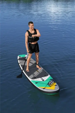 Load image into Gallery viewer, Hydro-Force™ Aqua Wander™ TravelTech™ Convertible Inflatable Stand-Up Paddleboard/Kayak Set
