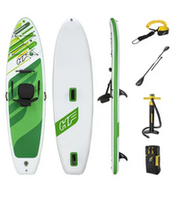 Load image into Gallery viewer, Bestway Hydro-Force Freesoul Tech Stand-Up Paddleboard/Kayak, 11ft, Green,
