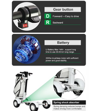 تحميل الصورة إلى عارض المعرض، Electric Golf Trolley With New Digital Handle 2000W Brushless Motors
