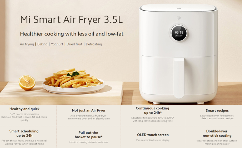 Xiaomi Mijia Smart Air Fryer 3.5L
