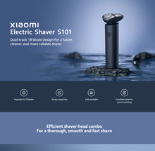 تحميل الصورة إلى عارض المعرض، Xiaomi S101 Electric Shaver, Type -C Fast charging IPX7 Waterproof 18 Blade electric Razor 60 day battery life
