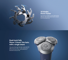 تحميل الصورة إلى عارض المعرض، Xiaomi S101 Electric Shaver, Type -C Fast charging IPX7 Waterproof 18 Blade electric Razor 60 day battery life
