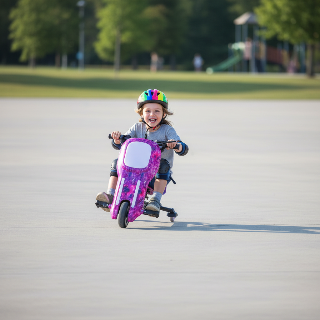 KIDS 360 Drift Scooter JP 36V Purple DP-110 Age 2-12 Years