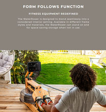 تحميل الصورة إلى عارض المعرض، WaterRower Original | Oak Wood ROWING POWERED BY REAL WATER
