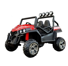 تحميل الصورة إلى عارض المعرض، kids Buggy Double Seater 4x4 Electric Ride On Car 12V- Red Age 2-8 Years
