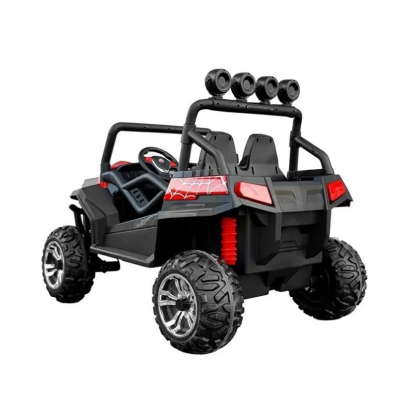 kids Buggy Double Seater 4x4 Electric Ride On Car 12V- Red Age 2-8 Years